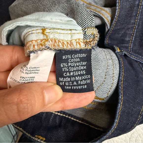NWOT J. Crew Women's Straight Leg Jeans - Dark Blue Matchstick size 26 - Picture 11 of 11